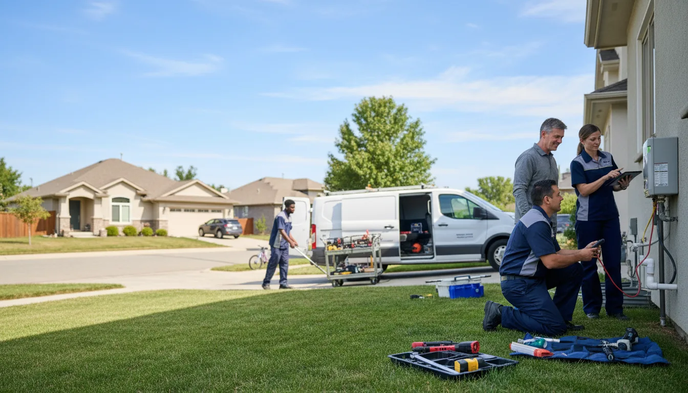 Tankless water heater service in Harmony, PA